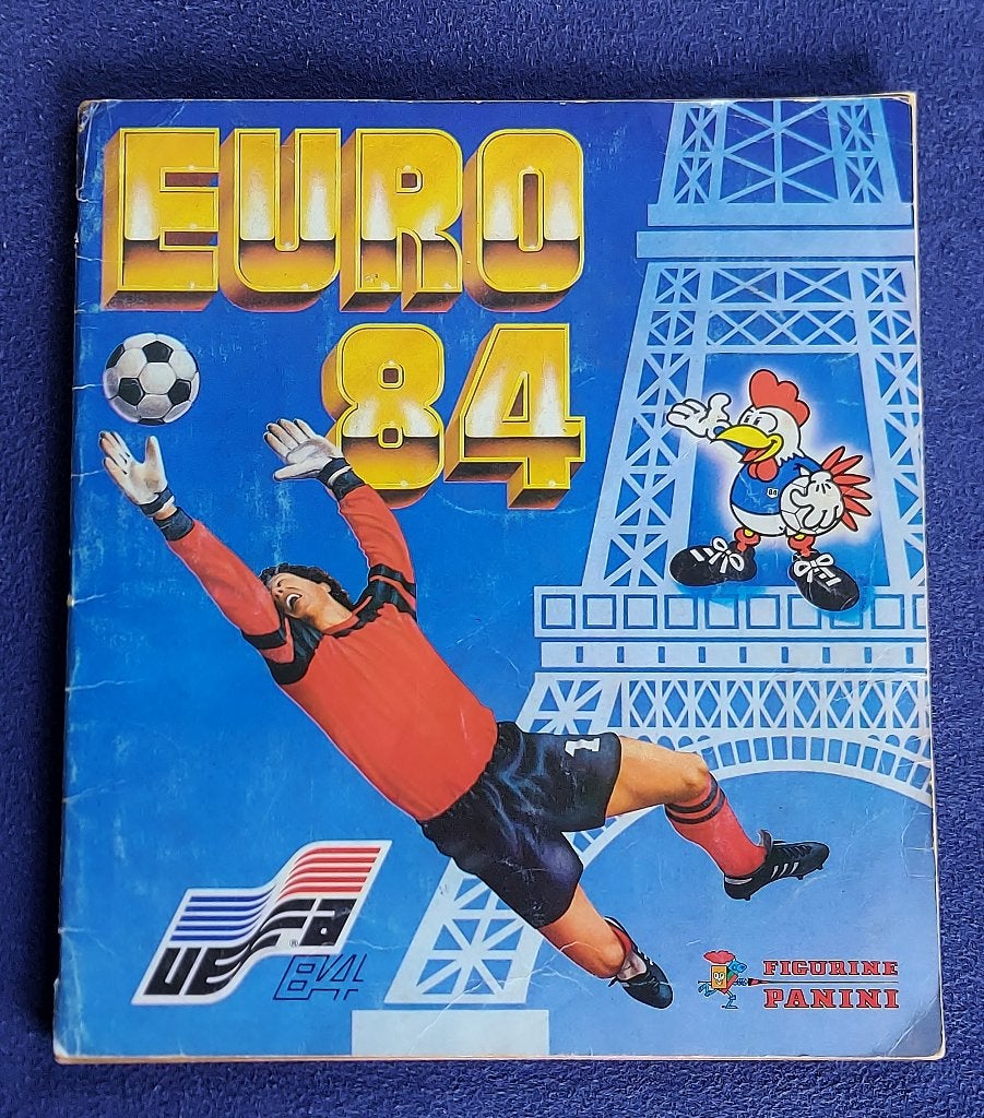 Panini sticker album voetbal " EK Euro 1984 " - Volledig -, Collections, Enlèvement ou Envoi, Utilisé, Affiche, Image ou Autocollant