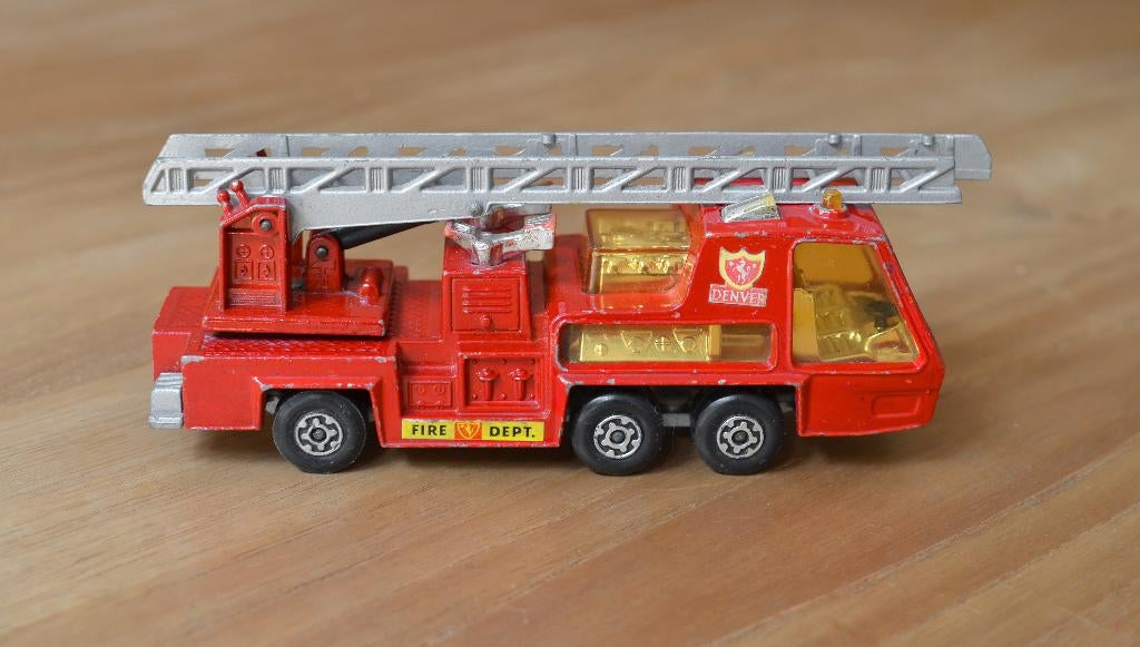 RETRO 1972 MATCHBOX LESNEY SUPER KINGS FIRE ENGINE/ ZELDZAAM, Kinderen en Baby's, Speelgoed |Speelgoedvoertuigen, Ophalen of Verzenden