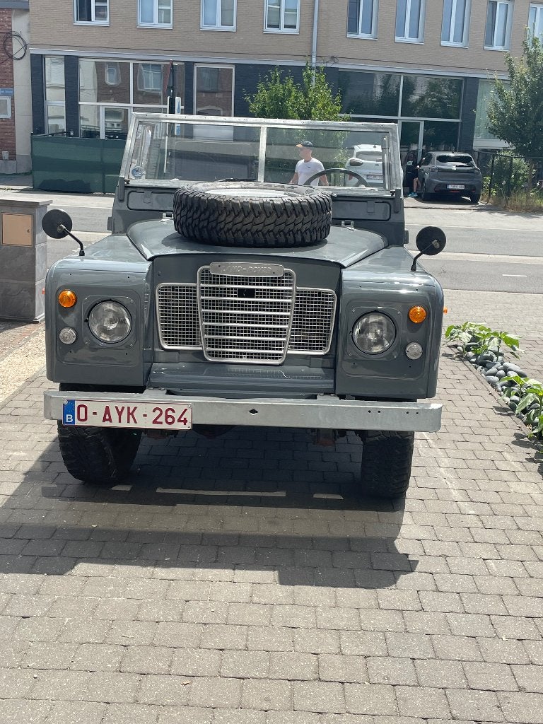 Landrover series, Auto's, Land Rover, Zwart, Leder, Handgeschakeld, Vierwielaandrijving