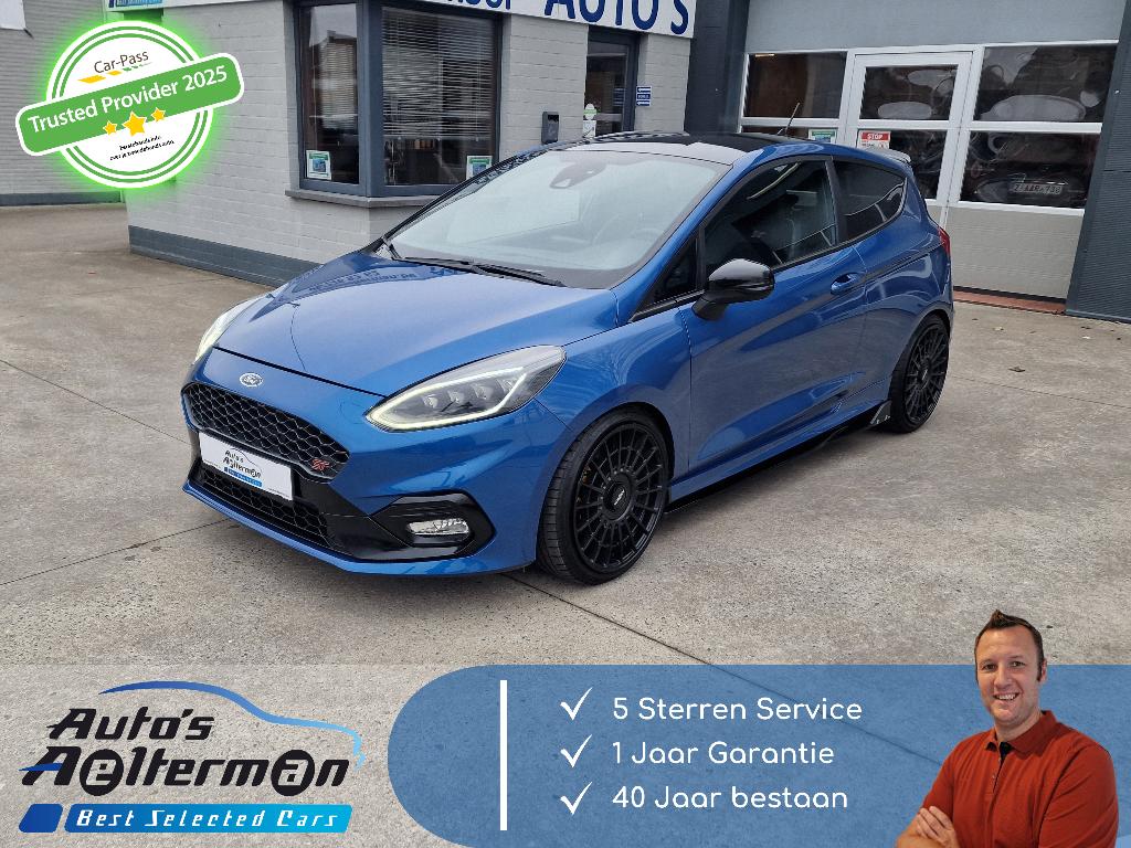 Ford Fiesta ST 1.5 Boost  STERRENHEMEL * TRUNK BRACE, Auto's, Ford, Bedrijf, Te koop, Fiësta, ABS, Achteruitrijcamera, Airbags