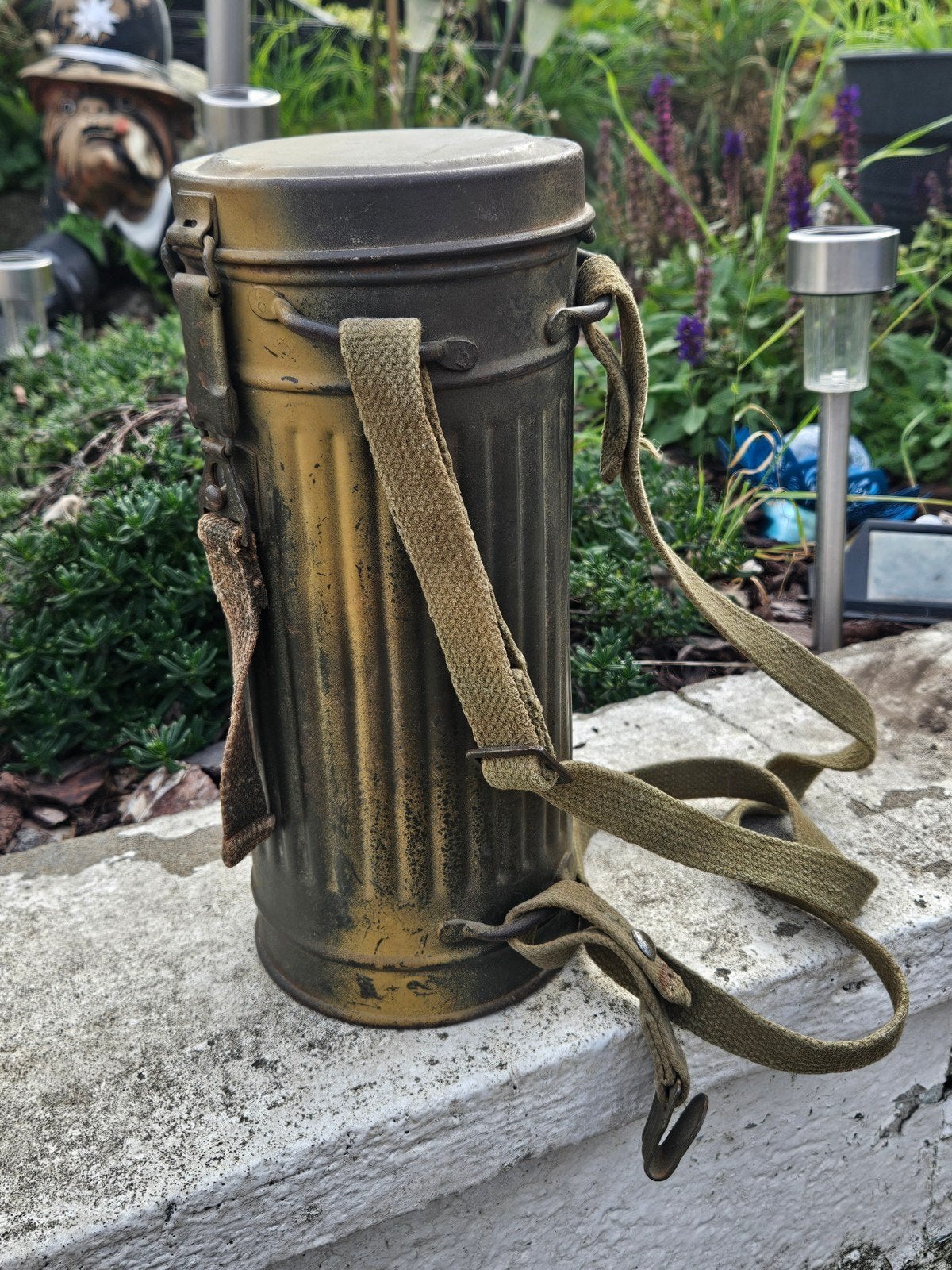 Ensemble Allemand Masque à Gaz GM38 Complet & Nominatif - WW, Enlèvement ou Envoi
