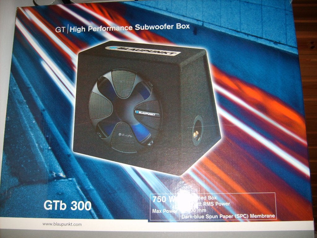 Blaupunkt subwoofer Box GTb 300, Enlèvement, Neuf