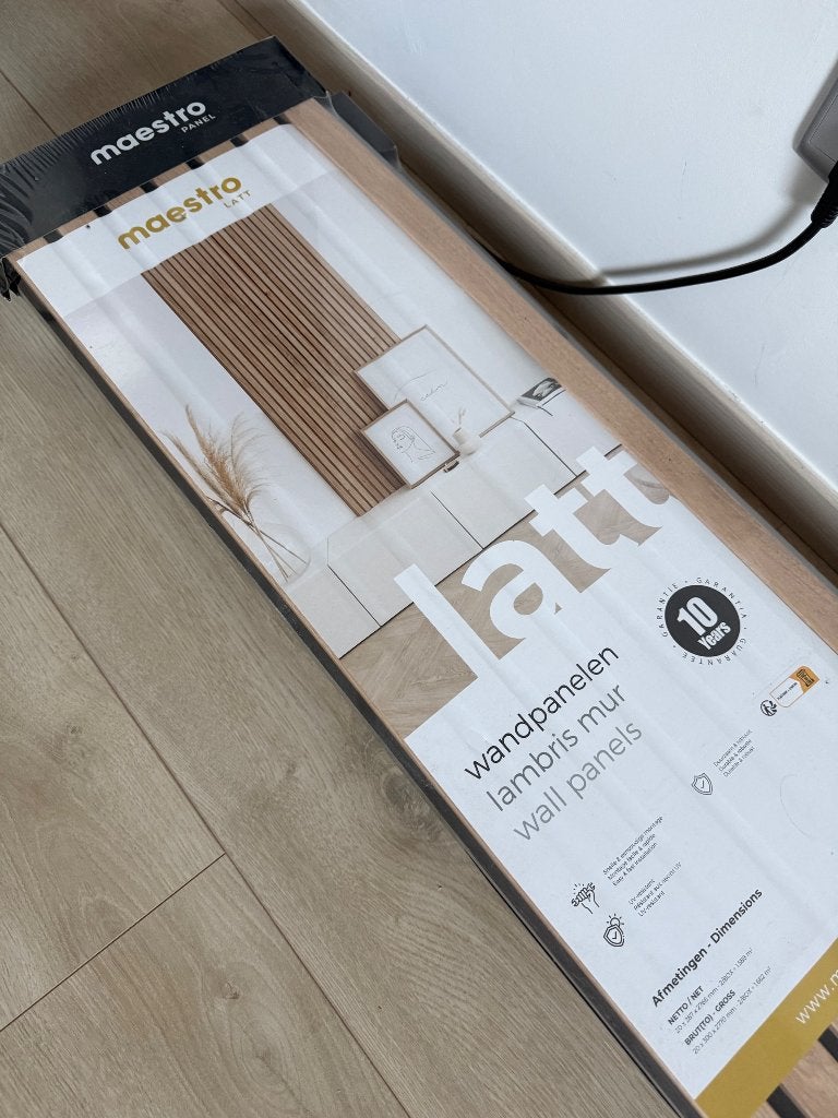 Wandpanelen, Ophalen, Nieuw