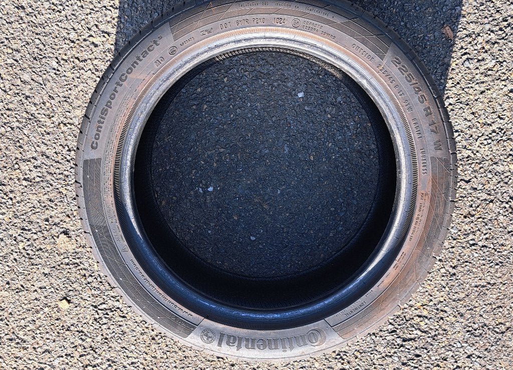 Pneu Continental 225/45 R17 91V, Véhicule de tourisme, Pneus été, Enlèvement, Utilisé