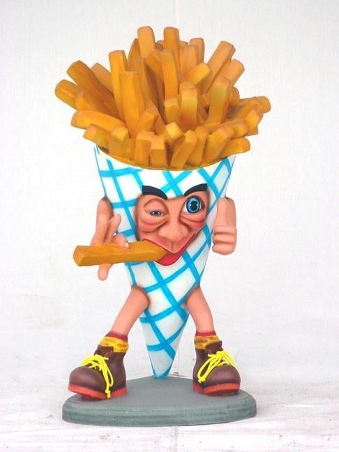Patatzak Staand – 70 cm hoog - Frietzak, Ophalen, Nieuw