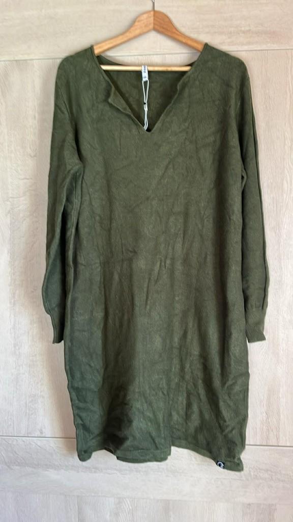 kleed groen breistof zoso xxl 48, Enlèvement ou Envoi, Comme neuf, Vert, Robe