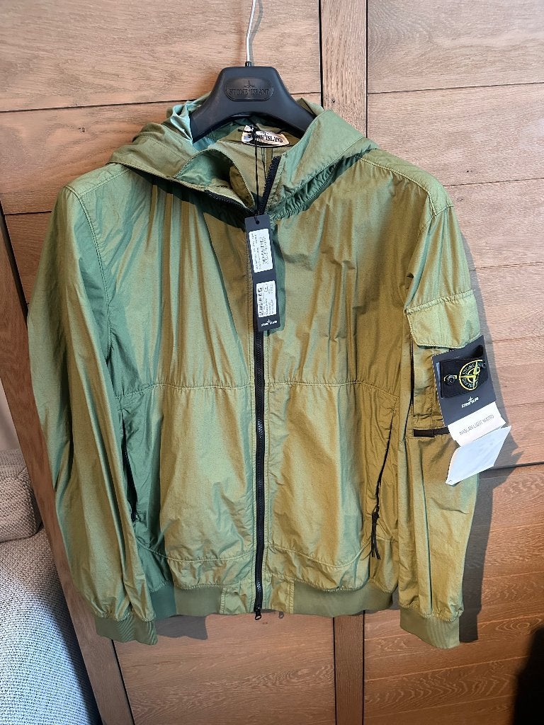Stone island windjack, Ophalen, Stone Island, Groen, Maat 56/58 (XL)