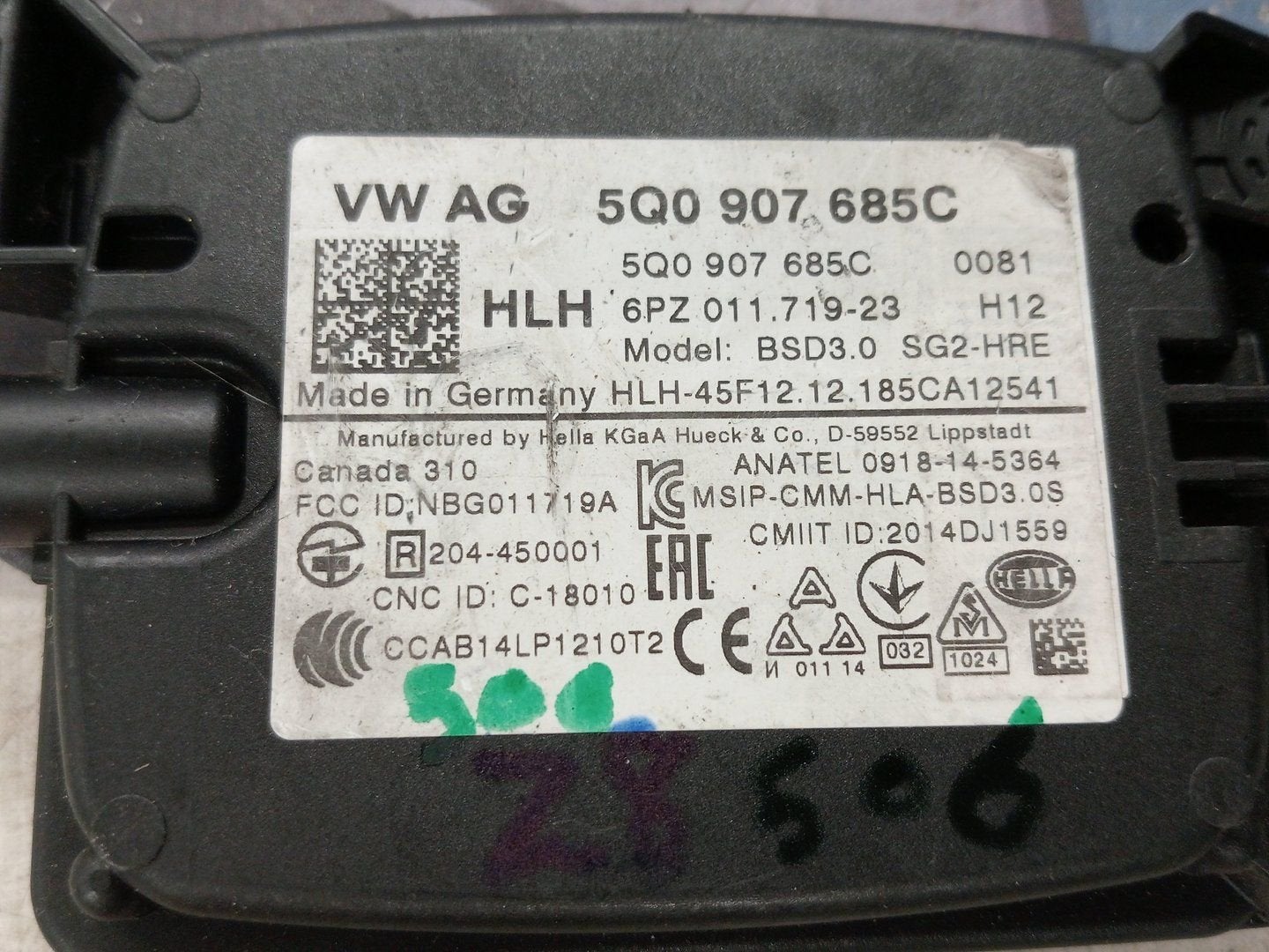 assist VW E-Golf 7 5drs 5Q0907685C, Volkswagen, -, Utilisé, -