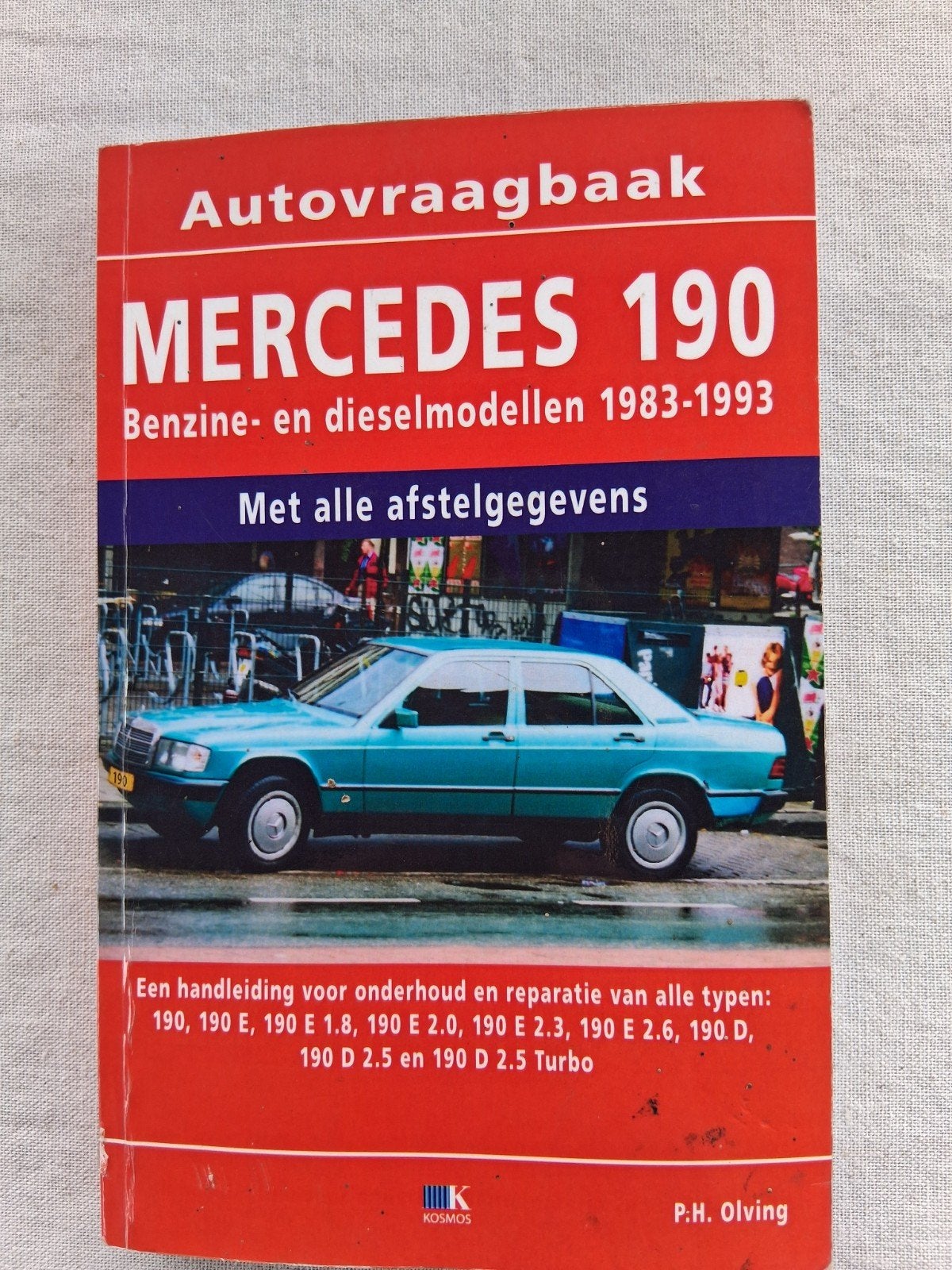 autovraagbaak mercedes 190, Boeken, Auto's | Boeken, Ophalen, Zo goed als nieuw, Mercedes