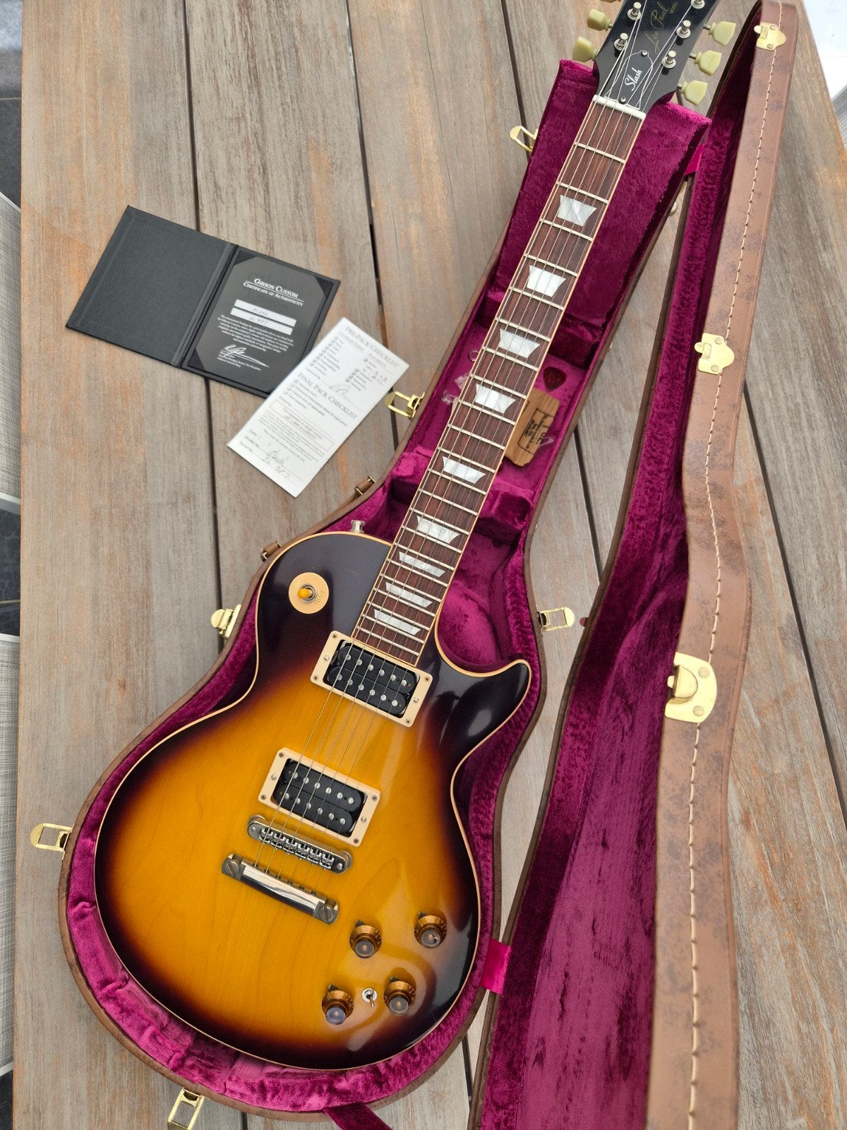 Gibson Les Paul Slash Custom Shop 59 piëzo, Muziek en Instrumenten, Ophalen, Solid body, Gibson