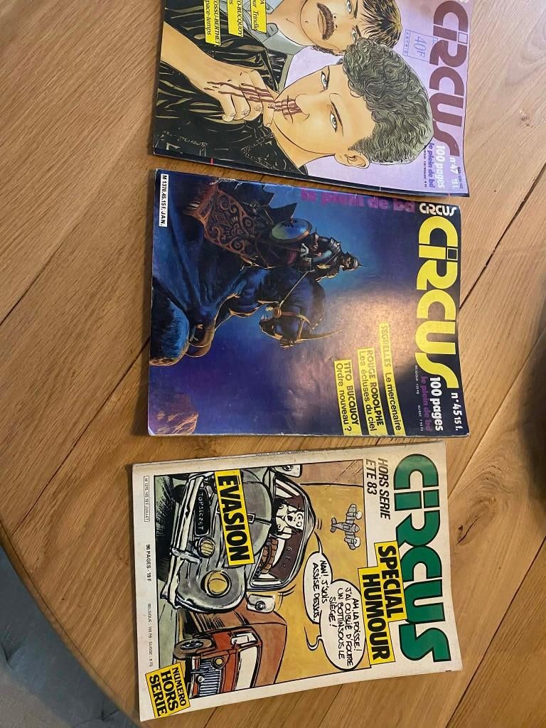 Circus magazine BD 20 n + un hors série, Meerdere stripboeken, Ophalen of Verzenden, Gelezen