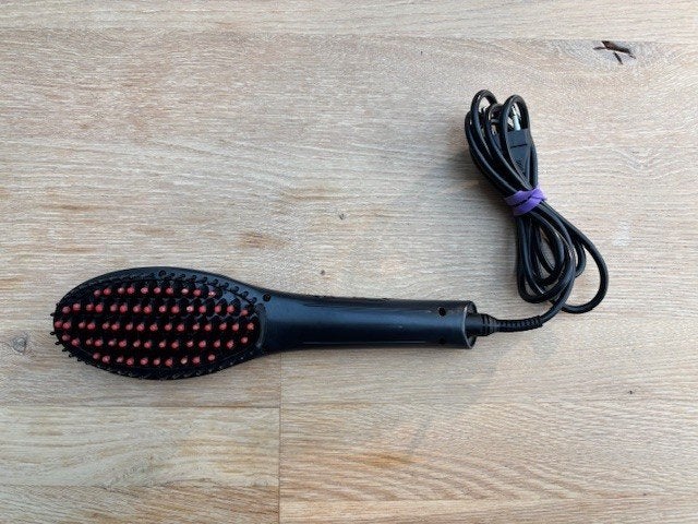 Lisseur à cheveux rapide Esperanza noir - Brosse à lisser, Enlèvement ou Envoi, Utilisé, Fer à friser ou Lisseur