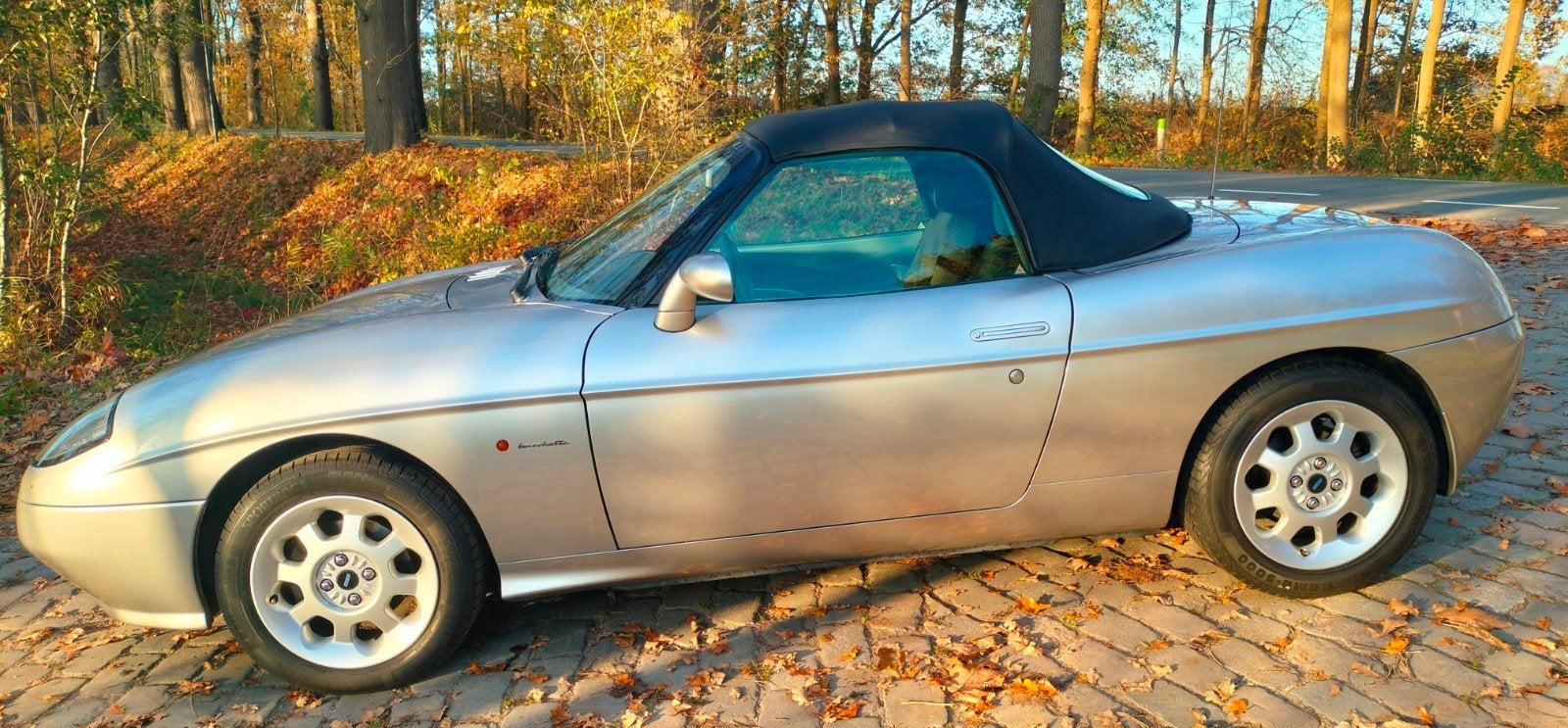 Fiat Barchetta très belle, bien entretenue, résistante à la, Autos, Argent ou Gris, Boîte manuelle, Entretenue par le concessionnaire