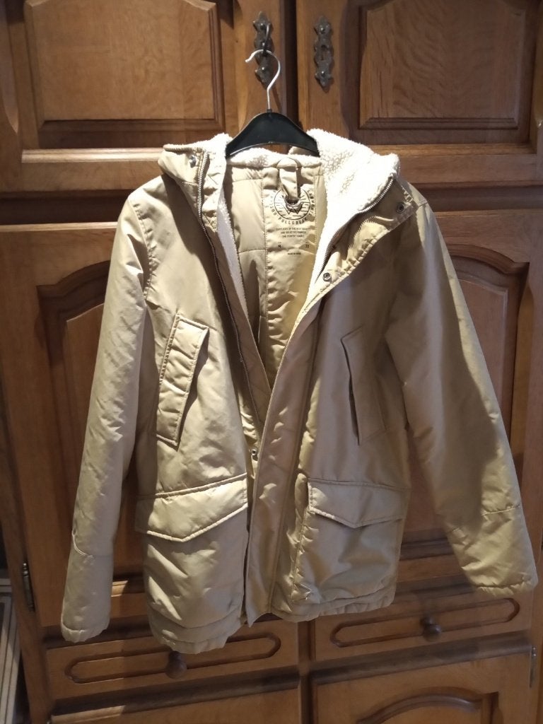 MANTEAU BEIGE ADO '' PULL & BEAR '', Vêtements | Hommes, Pulls & Vestes, Enlèvement, Beige