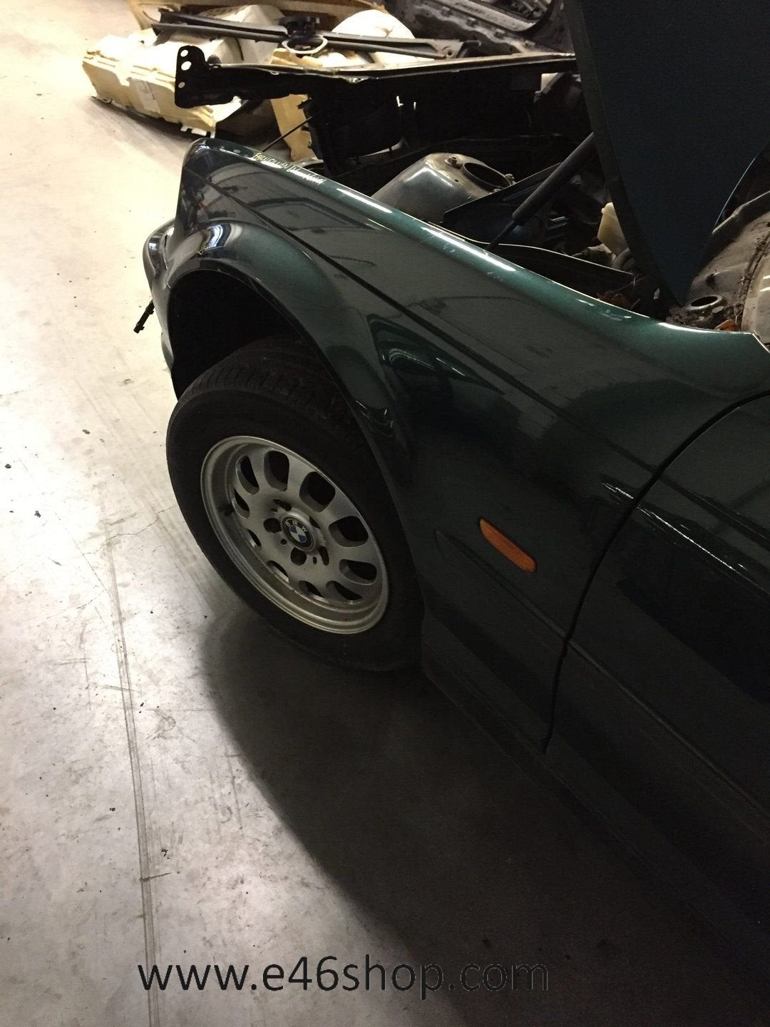 Voorspatbord BMW E46 sedan touring Fargruen, Gebruikt, -, -, Ophalen of Verzenden