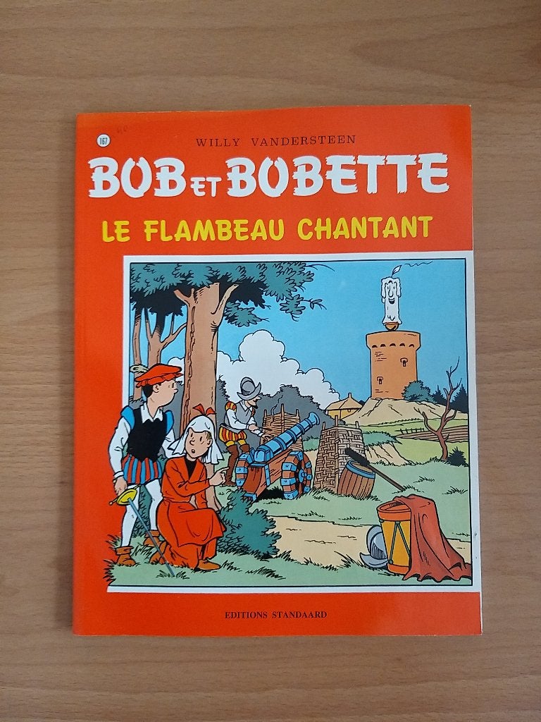 Bande dessinée BD Bob et Bobette Le flambeau chantant 167, Une BD, Enlèvement ou Envoi, Utilisé, Willy Vandersteen