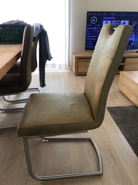 Tafel + stoelen, Ophalen, 200 cm of meer, 50 tot 100 cm, Zo goed als nieuw