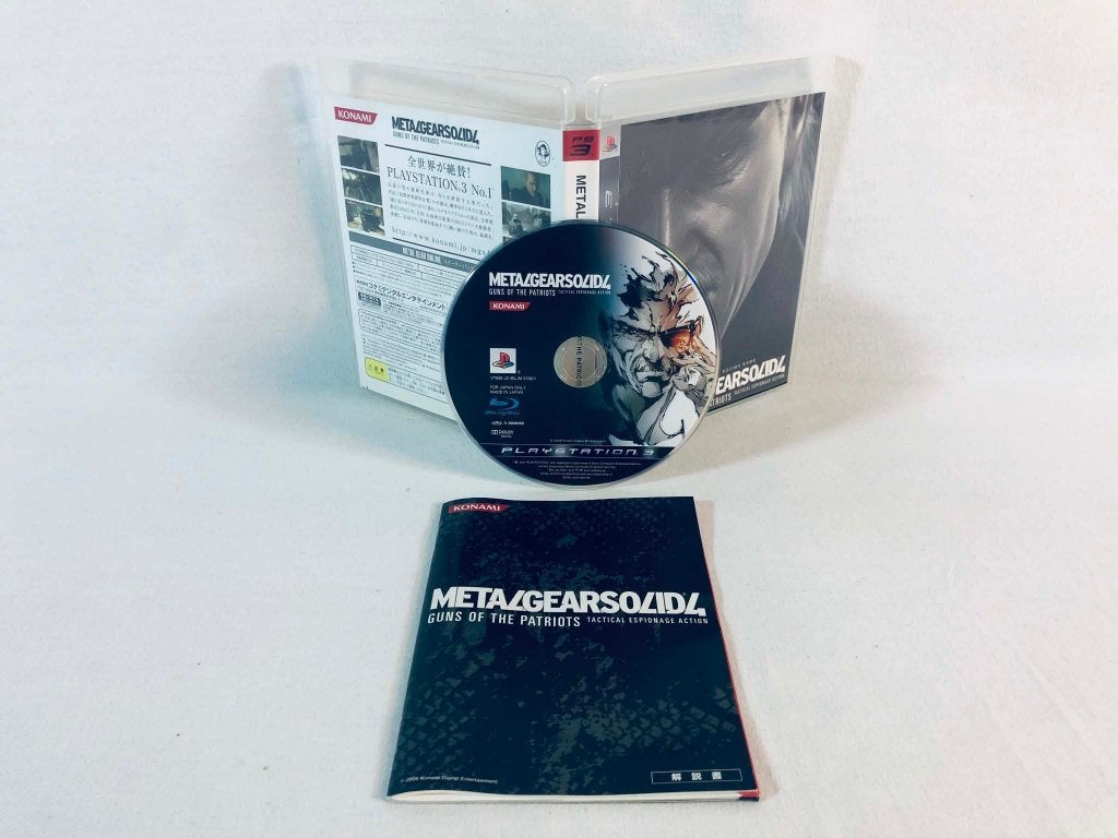 Metal Gear Solid 4 Guns of Patriots PS3 JAP Jeu Complet TBE, Consoles de jeu & Jeux vidéo, 1 joueur, Aventure et Action, À partir de 16 ans