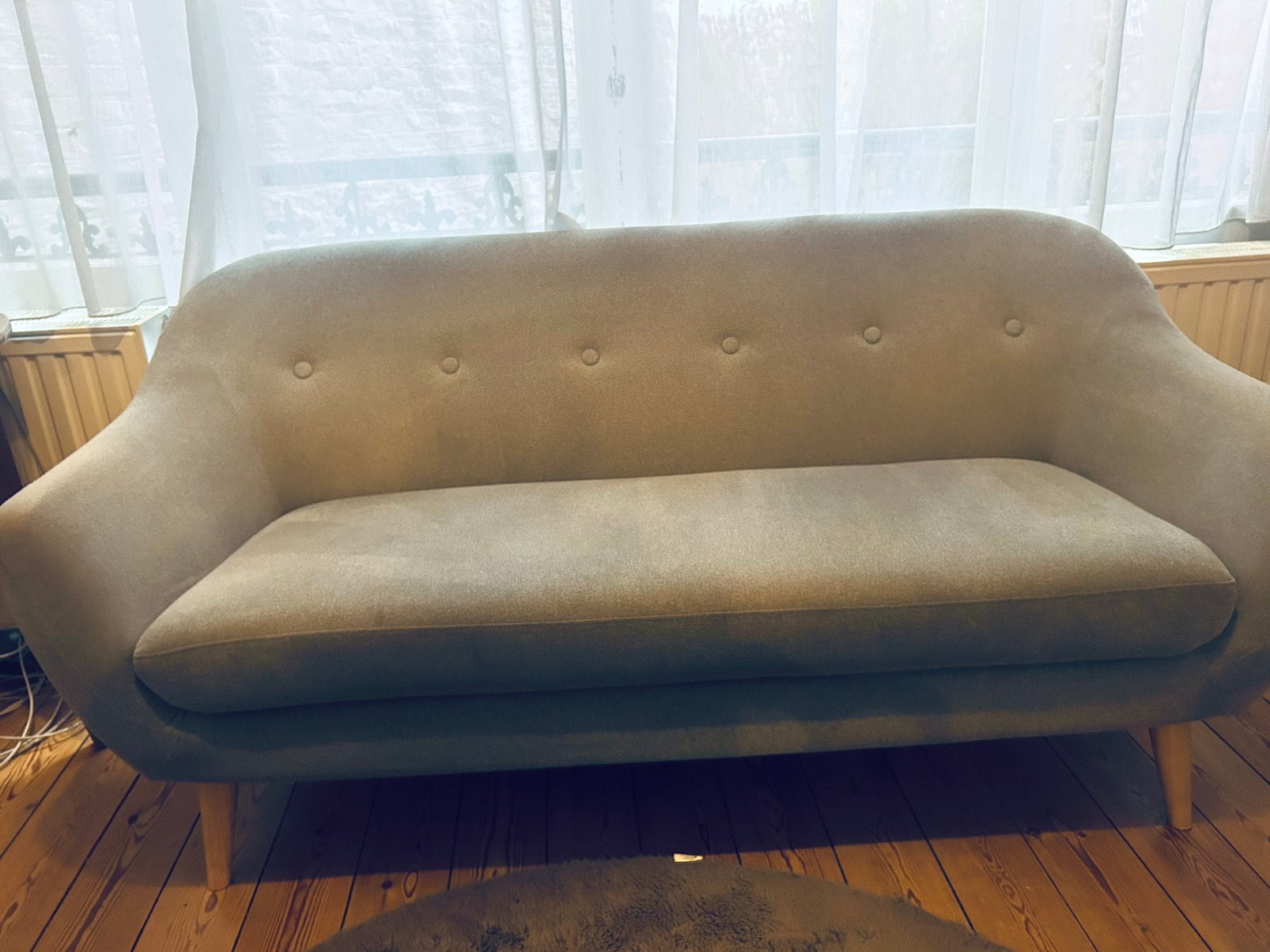 Canapé scandinave gris, 75 à 100 cm, Enlèvement, Utilisé, Scandinave