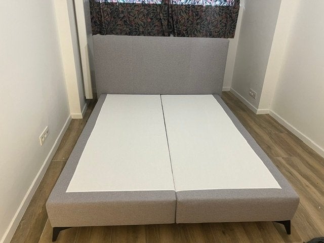 boxspring, Comme neuf, Landelijk, Enlèvement, 180 cm