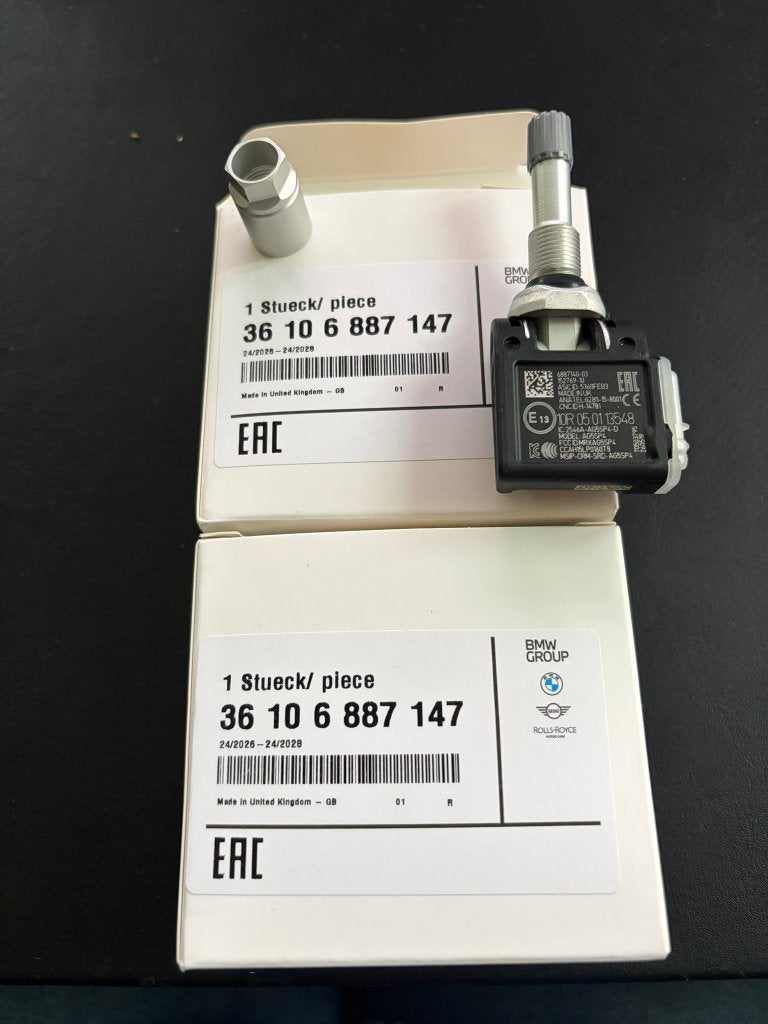 Originele BMW tpsm wielsensoren 36106887147, Ophalen of Verzenden, Nieuw, Velg(en)