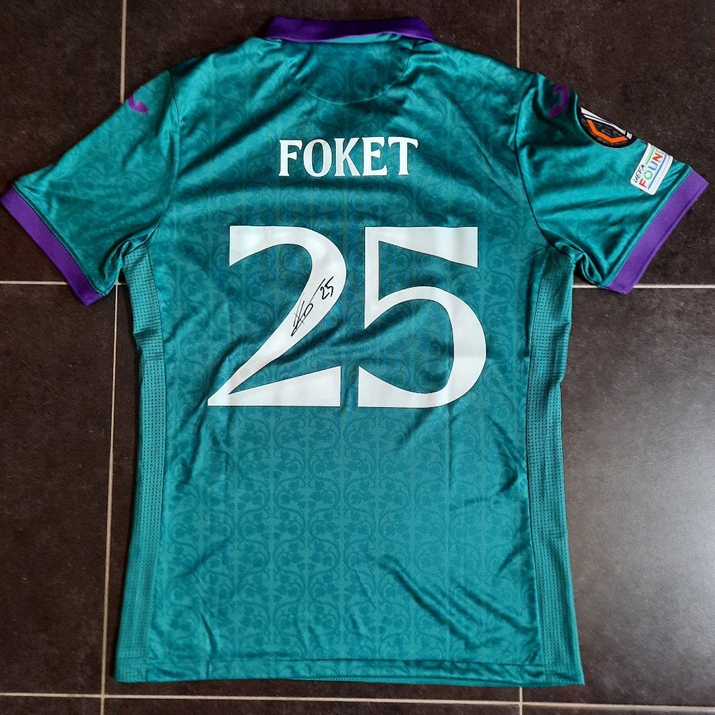 Matchworn shirt Anderlecht, Enlèvement ou Envoi, Comme neuf, Maillot