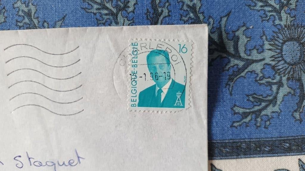 Lot enveloppen met afstempeling Charleroi, Ophalen of Verzenden, Envelop