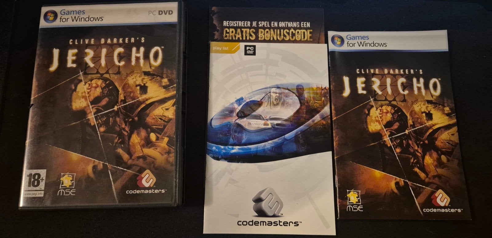 Clive Barker's Jericho PC DVD – Delisted Game – Compleet, Ophalen of Verzenden, Gebruikt, Vanaf 18 jaar