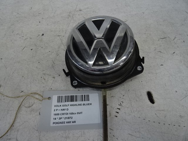 POIGNEE COFFRE / HAYON ARRIERE Golf VII (AUA) (5G9827469D), Utilisé, Volkswagen