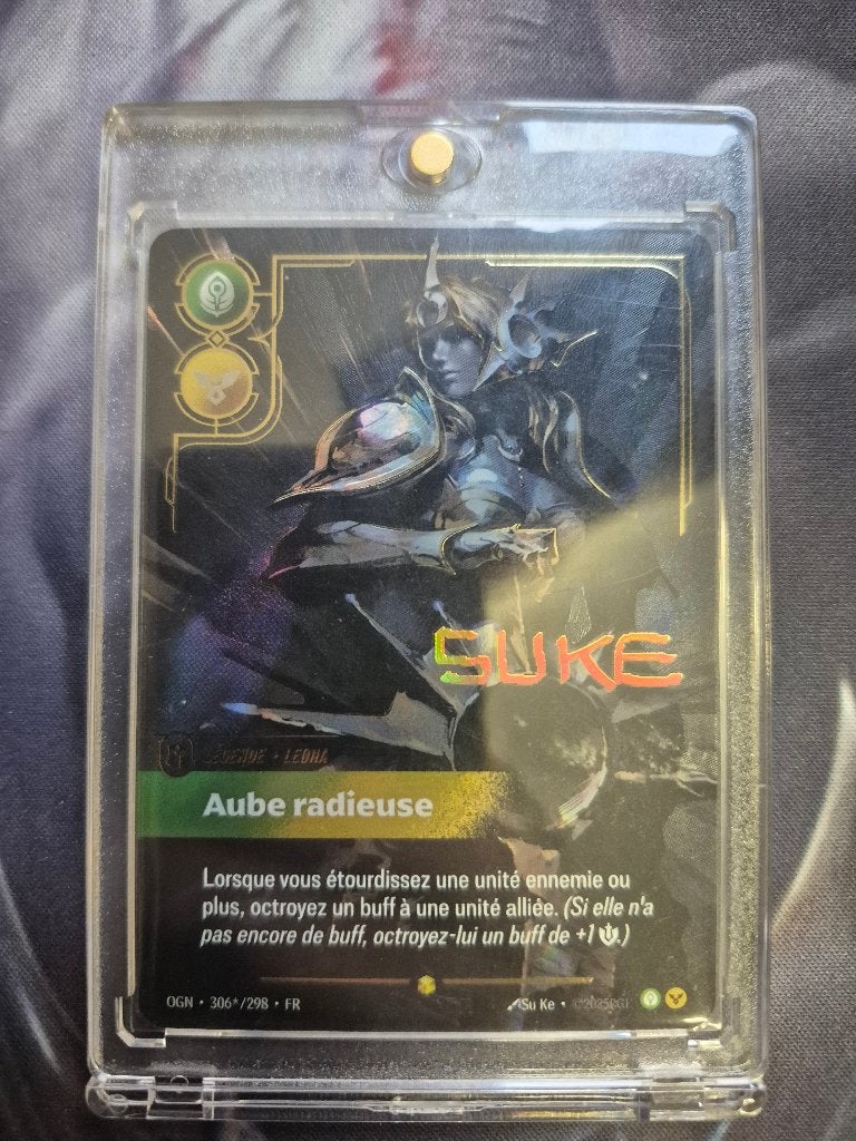 Riftbound Signed Leona OGN 306/298, Ophalen of Verzenden, Nieuw