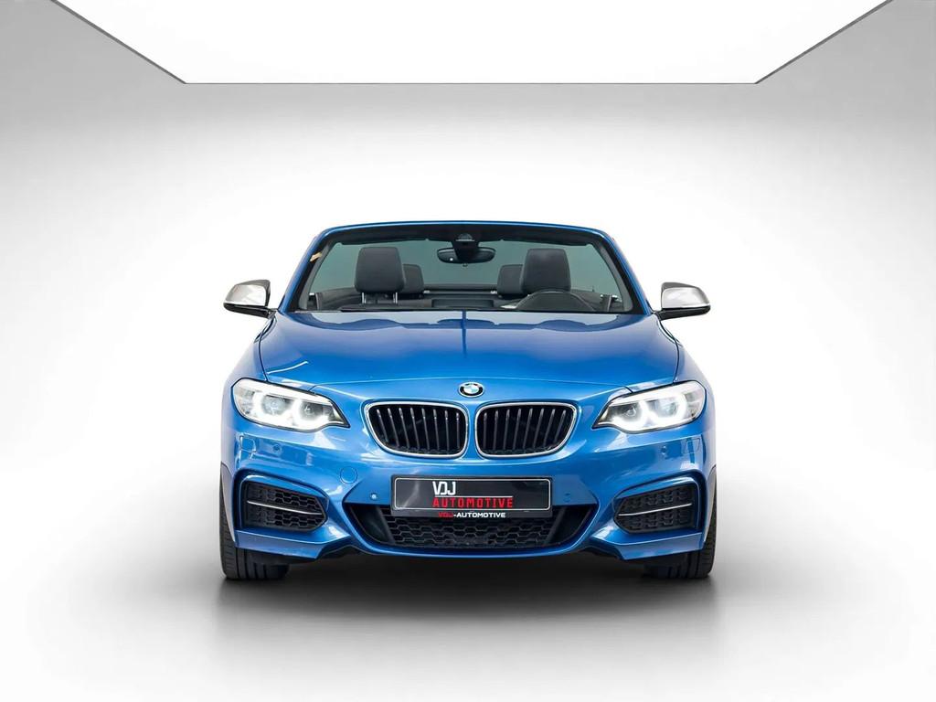 BMW 240 M240i xDrive Cabrio | GARANTIE | H&K | NAVIPRO |, Autos, Cuir, Entreprise, Cabriolet, Noir