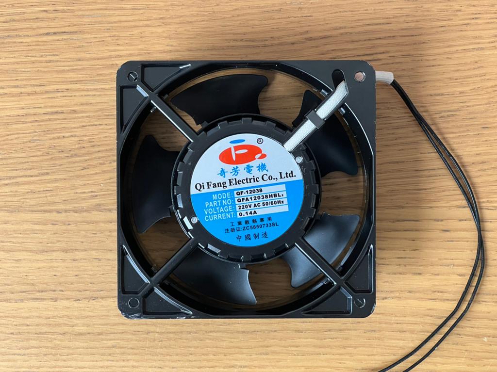 Ventilateur axial QF-12038, Bricolage & Construction, Ventilation & Extraction, Comme neuf, Ventilateur, Enlèvement ou Envoi
