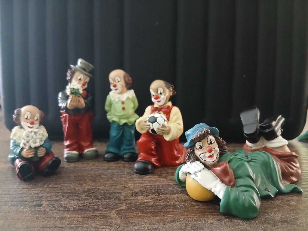 Gilde clowns 5 stuks, Ophalen, Zo goed als nieuw, Mens