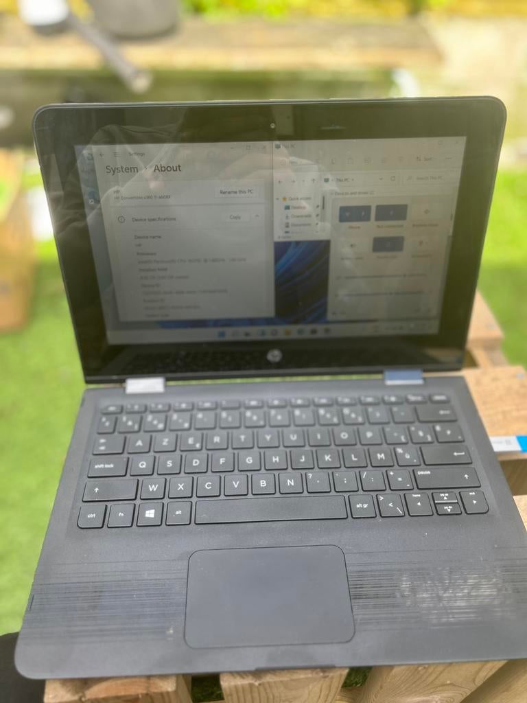HP Touchscreen ProBook x360, Computers en Software, Ophalen, Zo goed als nieuw, 4 GB, HDD