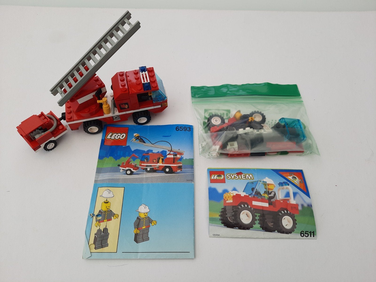Lego Brandweer 6593 +6511, Ophalen, Gebruikt, Overige thema's, Lego