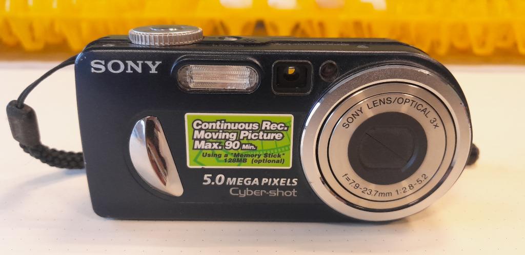 Compacte digitale fotocamera Sony DSC-P12 Cyber-shot, Gebruikt, Compact, ?, 5 Megapixel