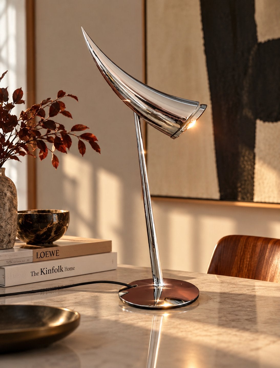Flos tafellamp/bureaulamp ARA Philippe Starck, Ophalen of Verzenden, Glas