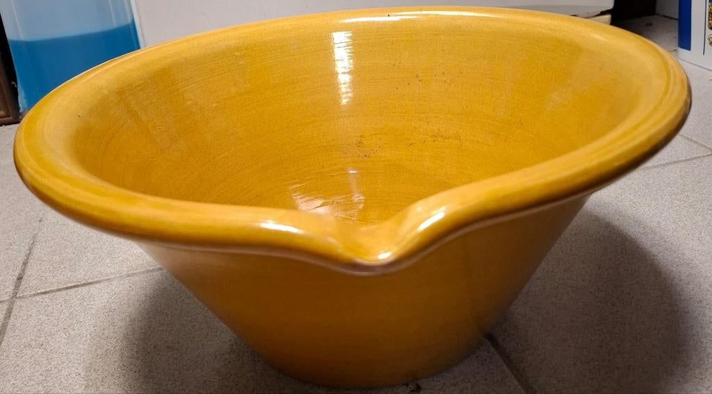 Terracota schaal., Rond, Comme neuf, Enlèvement, Pierre ou Poterie