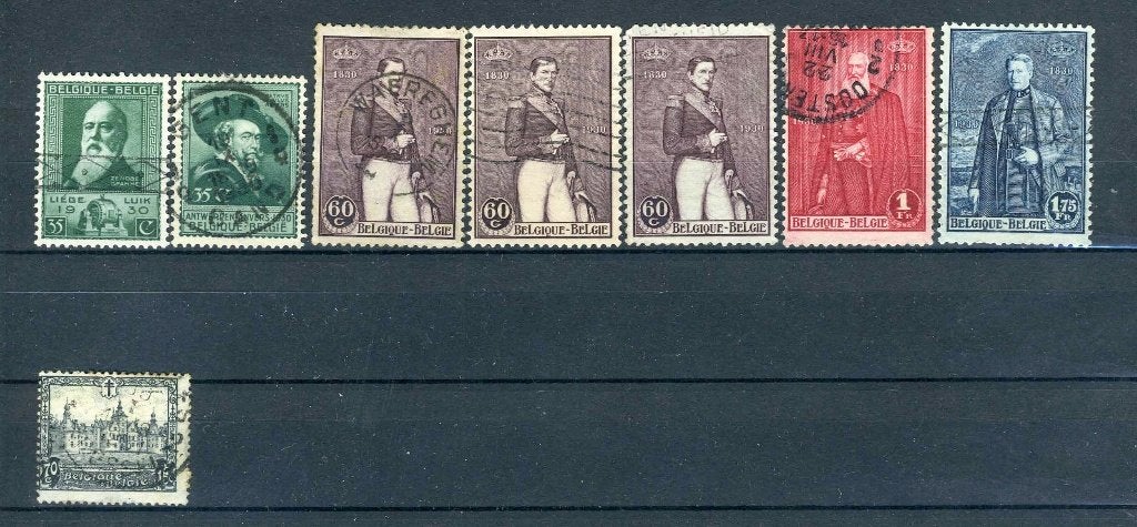 (B) Jaar 1930 gestempeld (299-311) -10, Verzenden, Gestempeld, Gestempeld