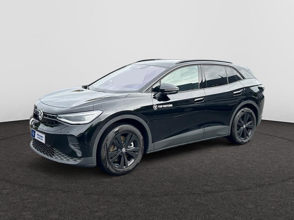 Volkswagen ID.4 Pro Business Premium 77 kWh  210 kW (286 pk), Auto's, Automaat, Overige modellen, Zwart, Elektrisch