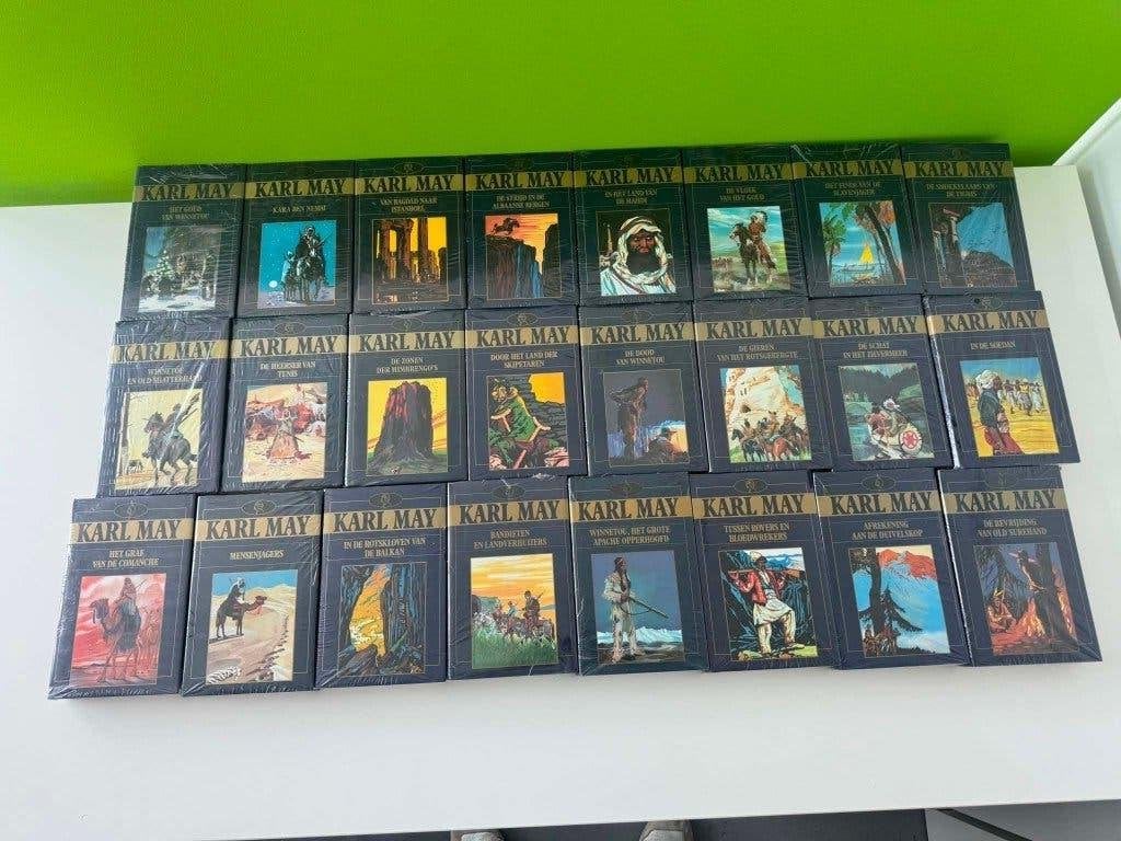 Karl May Complete Reeks 24 Delen Hardcover Nieuw in Folie, Ophalen of Verzenden, Nieuw, Karl May