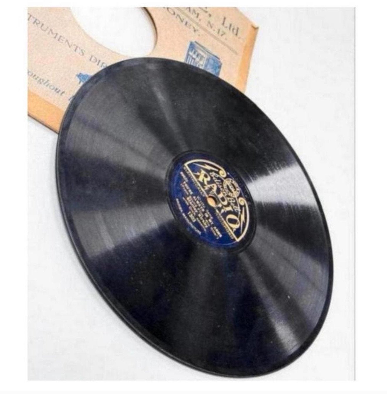 Zeldzaam 1929-30 Vinyl Single 8” inch Edison Bell Radio 1303, Ophalen of Verzenden, Gebruikt, Overige formaten