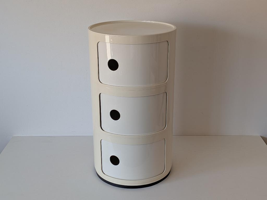 Kartell Componibili opbergmeubel 70s Anna Castelli Ferrieri, Ophalen, Minder dan 50 cm, Zo goed als nieuw, 3 of 4 laden