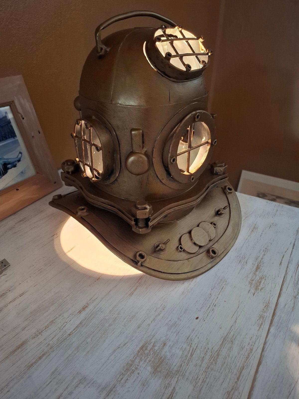 Casque scaphandre de plongée, Enlèvement