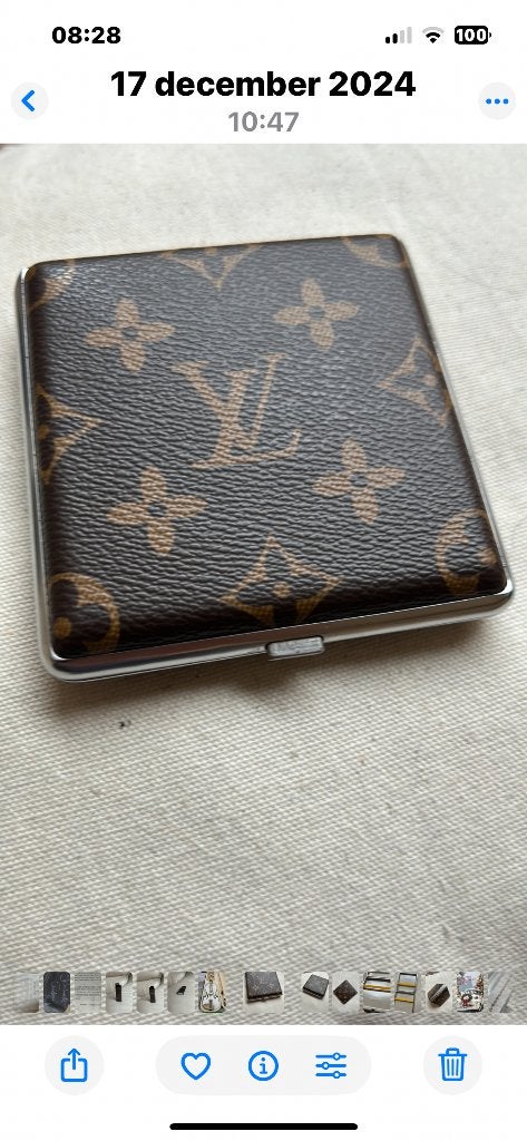 Louis Vuitton sigarettendoos, Overige merken, Bruin, Verzenden, Nieuw