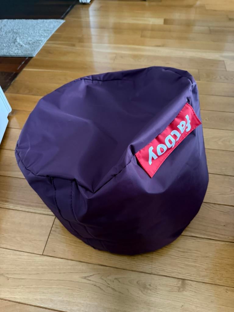 Pouf chaise FatBoy Original, Enlèvement, Comme neuf, Violet, Pouf