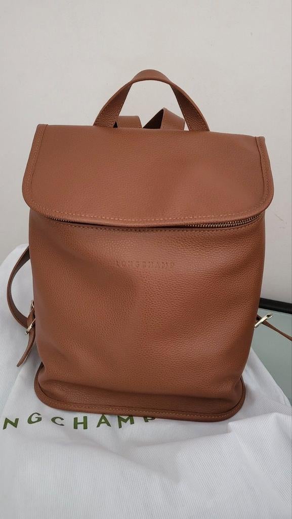 Longchamp Le Foulonné rugzak in Leder nieuw, nooit gebruikt, Ophalen of Verzenden