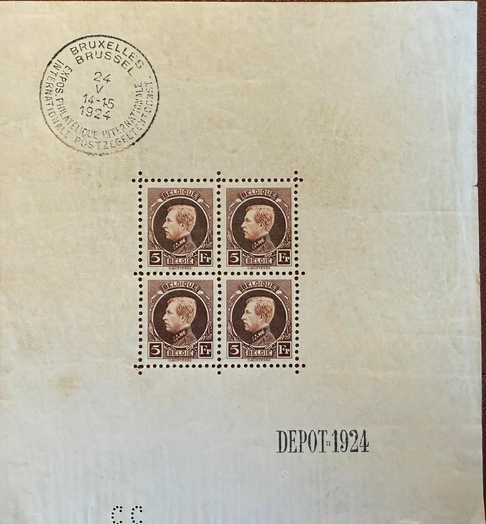 België 1924, 1930, 1931 BL1,2,3, Enlèvement ou Envoi