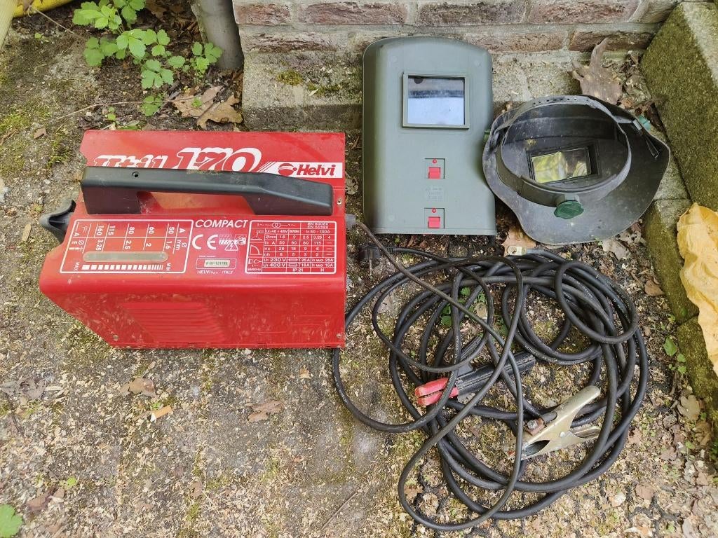 Lasapparaat, Ophalen, Gebruikt, 150 tot 250 ampère, Elektroden