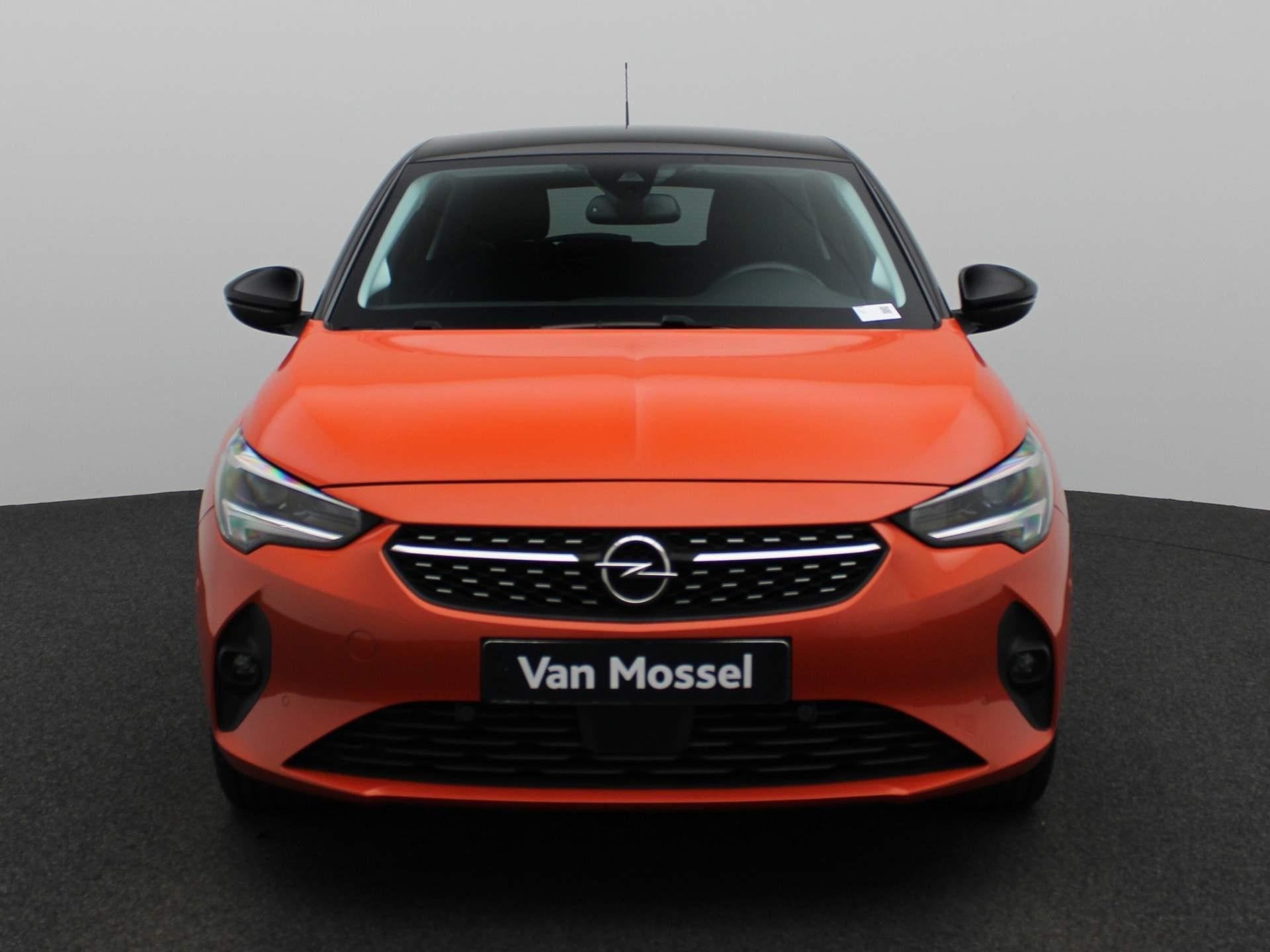 Opel Corsa-e Elegance 50 kWh | Navi | ECC | PDC | LMV | LED, Auto's, Stof, Gebruikt, Zwart, Overige kleuren
